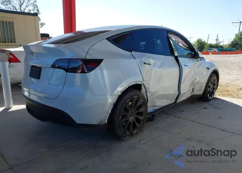 2022 Tesla Model Y Long Range Dual Motor All-Wheel Drive из США, поврежденный, VIN 7SAYGDEE8NA021164